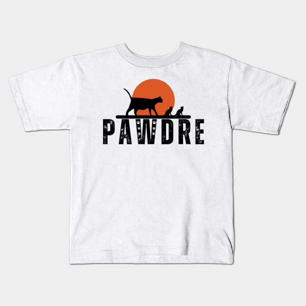 Pawdre best cat daddy mommy ever 2023 Kids T-Shirt by YourSymphony